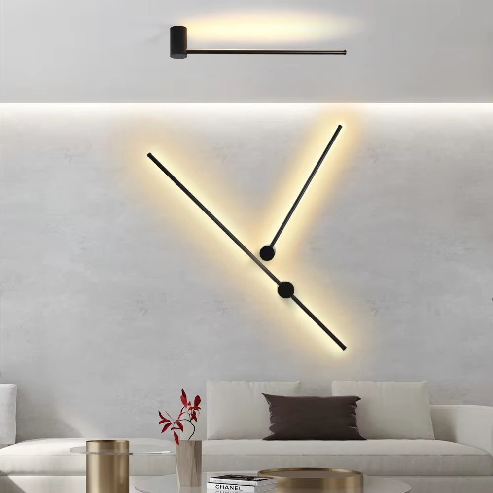 Modern Minimalist Long Led Wall Sconce 80Cm Light Indoor Wall Light Living Room Bedroom Sofa Background Lamp Long Wall Lamp