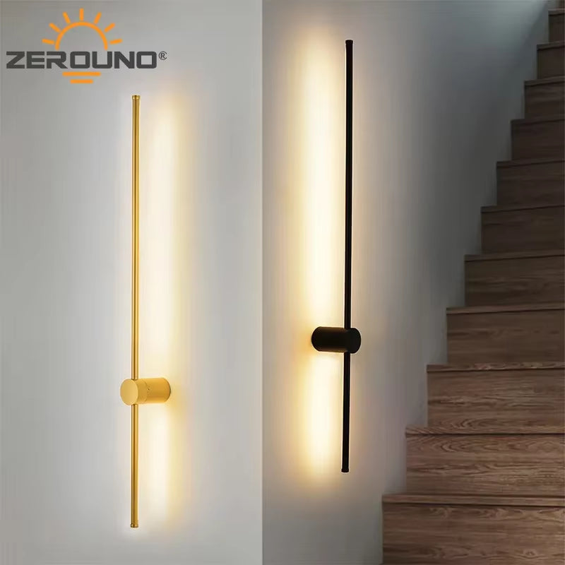 Modern Minimalist Long Led Wall Sconce 80Cm Light Indoor Wall Light Living Room Bedroom Sofa Background Lamp Long Wall Lamp