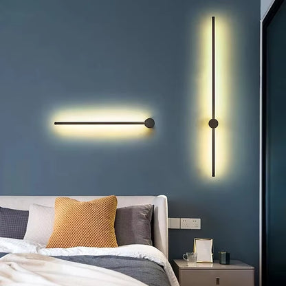 Modern Minimalist Long Led Wall Sconce 80Cm Light Indoor Wall Light Living Room Bedroom Sofa Background Lamp Long Wall Lamp