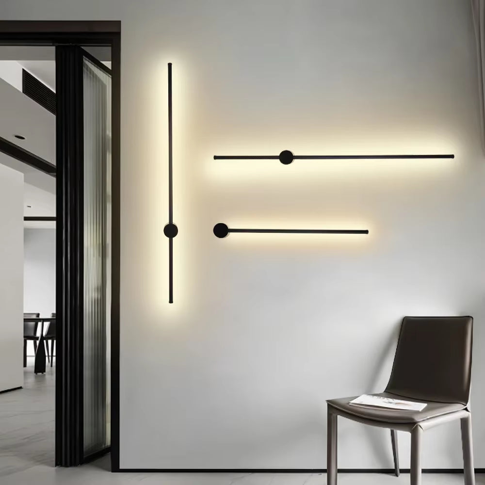 Modern Minimalist Long Led Wall Sconce 80Cm Light Indoor Wall Light Living Room Bedroom Sofa Background Lamp Long Wall Lamp